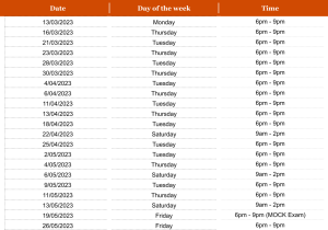 ATX Timetable