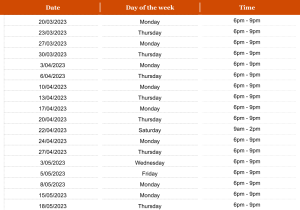 FR timetable