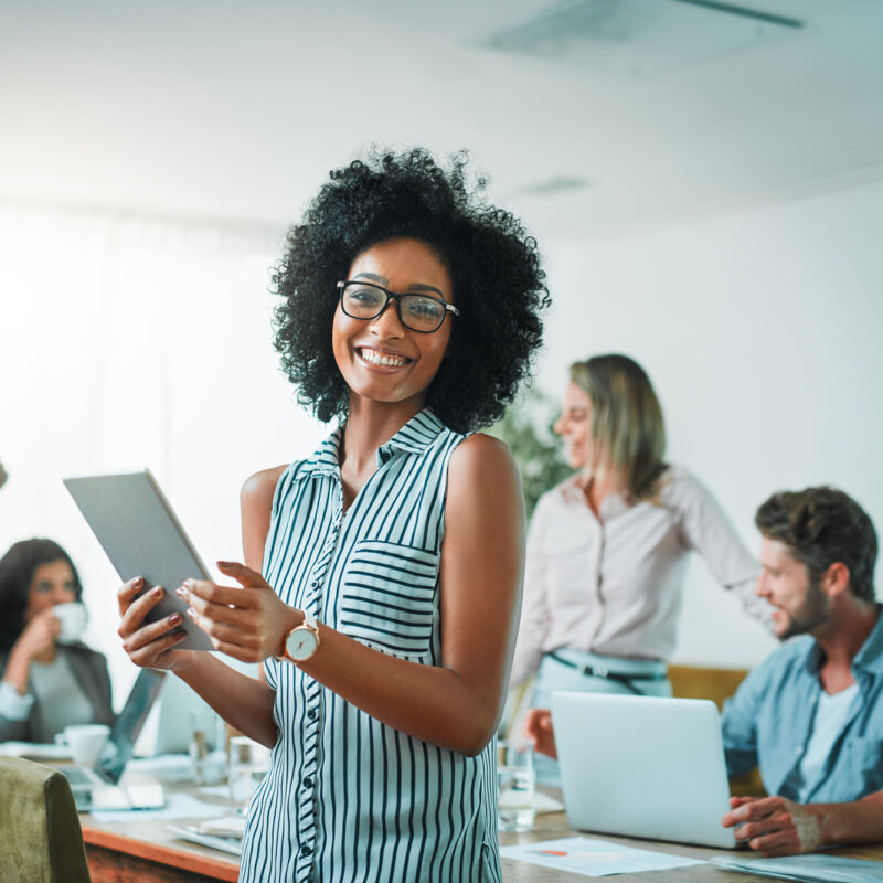 Shot of young designers working in a modern office